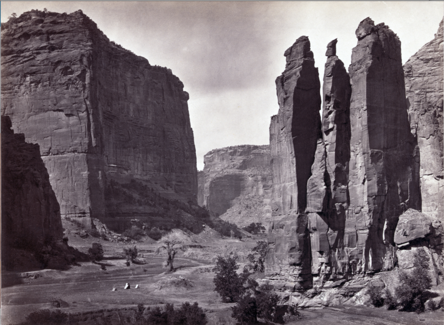 Canyon de Chelly, 1873, photograph by O'Sullivan, Timothy H., 1840-1882.
